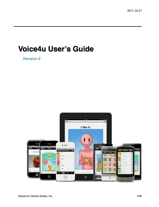 Voice4u Printable Manual